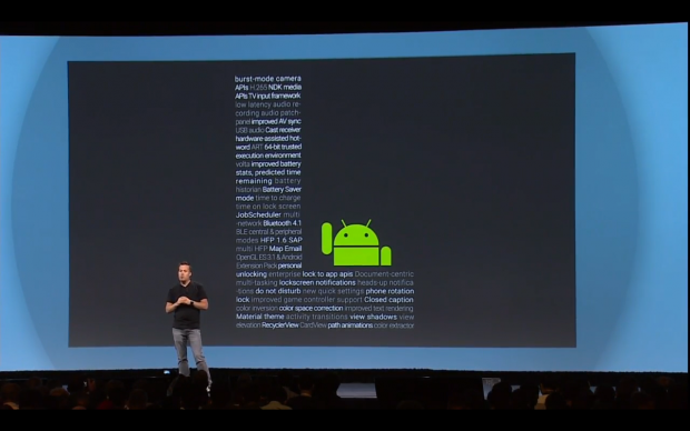 Google stellt Android L Preview vor. (Bild: Andreas Sebayang/Golem.de)